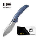 WEKNIFE Ignio Mystery Box Blue Titanium Handle (3.3" Stonewashed CPM 20CV Blade) WE22042B - 3 MB, With One Free Mystery WE Or CIVIVI Model - We Knife