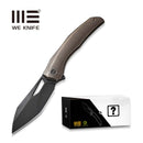WEKNIFE Ignio Mystery Box Bronze Titanium Handle (3.3" Black Stonewashed CPM 20CV Blade) WE22042B - 2 MB, With One Free Mystery WE Or CIVIVI Model - We Knife