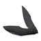 WEKNIFE Krait Snake Flipper Knife Black Titanium Handle (3.34" Black Stonewashed Bohler M390 Blade) WE24084 - 1