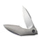WEKNIFE Krait Snake Flipper Knife Gray Titanium Handle (3.34" Hand Rubbed Satin Bohler M390 Blade) WE24084 - 2