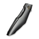 WEKNIFE Krait Snake Flipper Knife Polished Gray Titanium Handle (3.34" Polished Gray Bohler M390 Blade) WE24084 - 3