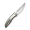 WEKNIFE Kryon Flipper Knife Bronze / Satin Titanium Handle (3.92" Hand Rubbed Satin Bohler M390 Blade) WE25019 Sample2