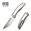 WEKNIFE Kryon Flipper Knife Bronze / Satin Titanium Handle (3.92" Hand Rubbed Satin Bohler M390 Blade) WE25019 Sample2