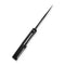 WEKNIFE Kyklos Flipper Knife Black Titanium Handle (3.79" Black Stonewashed Bohler M390 Blade) WE23086 - 1