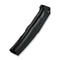 WEKNIFE Kyklos Flipper Knife Black Titanium Handle (3.79" Black Stonewashed Bohler M390 Blade) WE23086 - 1