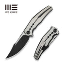 WEKNIFE Kyklos Flipper Knife Satin / Black Titanium Handle (3.79" Black Stonewashed Bohler M390 Blade, Satin Flat) WE23086 - 3