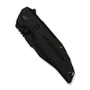 WEKNIFE Muster Flipper & Thumb Stud Knife Black Titanium Handle (3.83" Black Stonewashed Bohler M390 Blade) WE23058-1 - We Knife