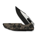 WEKNIFE Muster Flipper & Thumb Stud Knife Desert Terrain Titanium Handle (3.83" Black Stonewashed Bohler M390 Blade, Satin Flat) WE23058-3 - We Knife