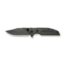 WEKNIFE Muster Flipper & Thumb Stud Knife Olive Gray Titanium Handle (3.83" Gray Stonewashed Bohler M390 Blade) WE23058-2 - We Knife