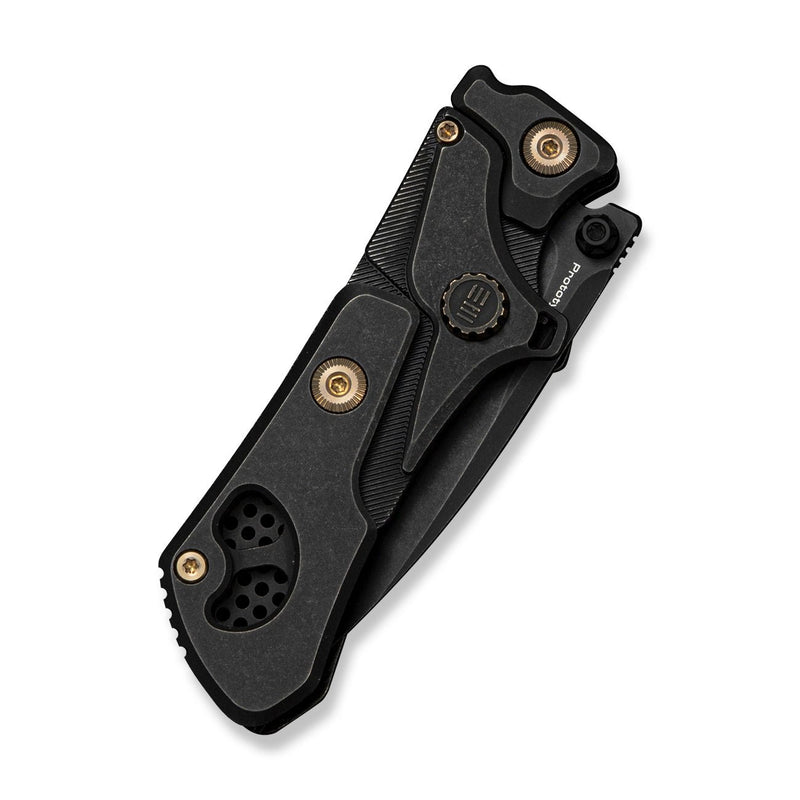 WEKNIFE NexoMorph Thumb Stud Adjustable Folding Knife Black