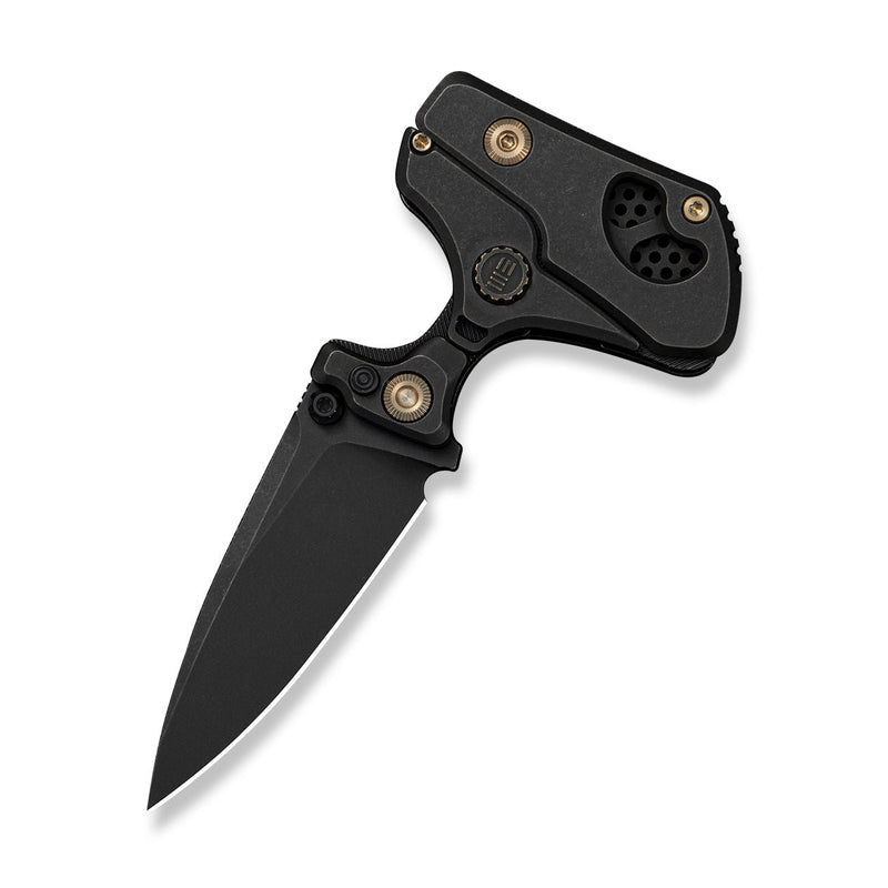 WEKNIFE NexoMorph Thumb Stud Adjustable Folding Knife Black