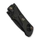 WEKNIFE NexoMorph Thumb Stud & Button Lock & Morphing Folding Knife Black Titanium Handle (2.95" Black Stonewashed Bohler M390 Blade) WE24037B-1 - We Knife