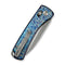 WEKNIFE Nightblade Crossbar Lock Knife Flamed Titanium Handle (2.98" Hand Rubbed Satin CPM 20CV Blade) WE22046 - 4