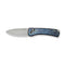 WEKNIFE Nightblade Crossbar Lock Knife Flamed Titanium Handle (2.98" Hand Rubbed Satin CPM 20CV Blade) WE22046 - 4