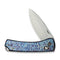 WEKNIFE Nightblade Crossbar Lock Knife Flamed Titanium Handle (2.98" Hand Rubbed Satin CPM 20CV Blade) WE22046 - 4
