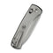WEKNIFE Nightblade Crossbar Lock Knife Polished Bead Blasted Titanium Handle (2.98" Hand Rubbed Satin CPM 20CV Blade) WE22046 - 2