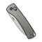 WEKNIFE Nightblade Crossbar Lock Knife Polished Bead Blasted Titanium Handle (2.98" Hand Rubbed Satin CPM 20CV Blade) WE22046 - 2