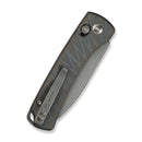 WEKNIFE Nightblade Crossbar Lock Knife Tiger Stripe Pattern Flamed Titanium Handle (2.98" Gray Stonewashed CPM 20CV Blade) WE22046 - 3