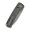 WEKNIFE Nightblade Crossbar Lock Knife Tiger Stripe Pattern Flamed Titanium Handle (2.98" Gray Stonewashed CPM 20CV Blade) WE22046 - 3