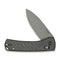 WEKNIFE Nightblade Crossbar Lock Knife Tiger Stripe Pattern Flamed Titanium Handle (2.98" Gray Stonewashed CPM 20CV Blade) WE22046 - 3