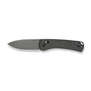 WEKNIFE Nightblade Crossbar Lock Knife Tiger Stripe Pattern Flamed Titanium Handle (2.98" Gray Stonewashed CPM 20CV Blade) WE22046 - 3