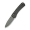 WEKNIFE Nightblade Crossbar Lock Knife Tiger Stripe Pattern Flamed Titanium Handle (2.98" Gray Stonewashed CPM 20CV Blade) WE22046 - 3