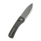WEKNIFE Nightblade Crossbar Lock Knife Tiger Stripe Pattern Flamed Titanium Handle (2.98" Gray Stonewashed CPM 20CV Blade) WE22046 - 3