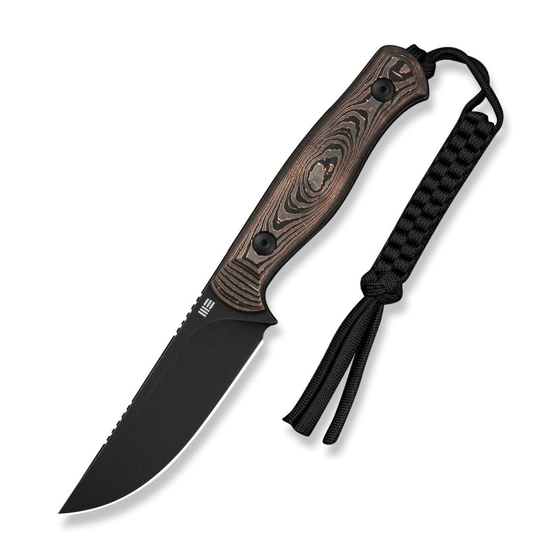 WEKNIFE Notchline Fixed Blade Knife Copper Foil Carbon Fiber