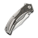 WEKNIFE Ocellus Flipper & Thumb Stud Knife Gray Titanium With Carbon Fiber Inlay (3.44" Hand Rubbed Satin Bohler M390 Blade) WE26008B Sample1 - We Knife
