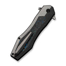 WEKNIFE Pending Flipper Knife Black / Gray Titanium Handle With Carbon Fiber Inlay (3.75" Black & Gray Stonewashed Bohler M390 Blade) WE25100 Sample2 - We Knife