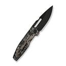 WEKNIFE Reveille Thumb Hole & Thumb Stud Knife Desert Terrain Titanium Handle (3.83" Black Stonewashed Bevels, Black Brushed Flats Bohler M390 Blade) WE23057 - 3 - We Knife