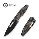 WEKNIFE Reveille Thumb Hole & Thumb Stud Knife Desert Terrain Titanium Handle (3.83" Black Stonewashed Bevels, Black Brushed Flats Bohler M390 Blade) WE23057 - 3 - We Knife