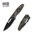 WEKNIFE Reveille Thumb Hole & Thumb Stud Knife Desert Terrain Titanium Handle (3.83" Black Stonewashed Bevels, Black Brushed Flats Bohler M390 Blade) WE23057-3 - We Knife