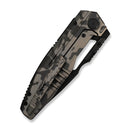 WEKNIFE Reveille Thumb Hole & Thumb Stud Knife Desert Terrain Titanium Handle (3.83" Black Stonewashed Bevels, Black Brushed Flats Bohler M390 Blade) WE23057 - 3 - We Knife
