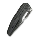 WEKNIFE Reveille Thumb Hole & Thumb Stud Knife Olive Gray Titanium Handle (3.83" Gray Stonewashed Bohler M390 Blade, Satin Flat) WE23057 - 2 - We Knife