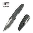 WEKNIFE Reveille Thumb Hole & Thumb Stud Knife Olive Gray Titanium Handle (3.83" Gray Stonewashed Bohler M390 Blade, Satin Flat) WE23057-2 - We Knife