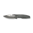 WEKNIFE Reveille Thumb Hole & Thumb Stud Knife Olive Gray Titanium Handle (3.83" Gray Stonewashed Bohler M390 Blade, Satin Flat) WE23057 - 2 - We Knife