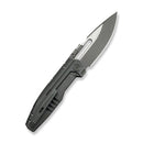 WEKNIFE Reveille Thumb Hole & Thumb Stud Knife Olive Gray Titanium Handle (3.83" Gray Stonewashed Bohler M390 Blade, Satin Flat) WE23057 - 2 - We Knife