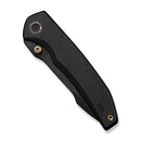 WEKNIFE Ryson Thumb Stud Knife Black Titanium Handle (3.33" Black Stonewashed Bohler M390 Blade) WE24086 - 1
