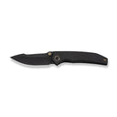 WEKNIFE Ryson Thumb Stud Knife Black Titanium Handle (3.33" Black Stonewashed Bohler M390 Blade) WE24086 - 1