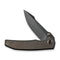 WEKNIFE Ryson Thumb Stud Knife Bronze Titanium Handle (3.33" Polished Gray Bohler M390 Blade) WE24086 - 3