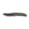 WEKNIFE Ryson Thumb Stud Knife Bronze Titanium Handle (3.33" Polished Gray Bohler M390 Blade) WE24086 - 3