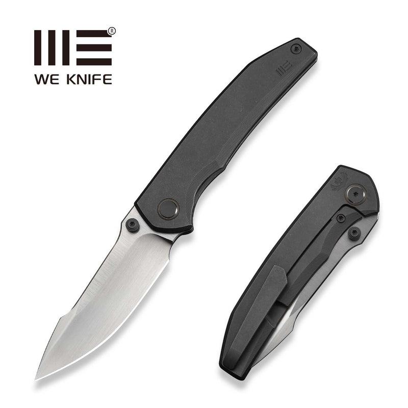 WEKNIFE Ryson Thumb Stud Knife Gray Titanium Handle (3.33" Hand Rubbed Satin Bohler M390 Blade) WE24086 - 2
