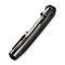 WEKNIFE Ryson Thumb Stud Knife Gray Titanium Handle (3.33" Hugin Damasteel Blade) WE24086 - DS1