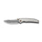 WEKNIFE Ryson Thumb Stud Knife Gray Titanium Handle (3.33" Hugin Damasteel Blade) WE24086 - DS1