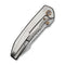 WEKNIFE Ryson Thumb Stud Knife Gray Titanium Handle (3.33" Hugin Damasteel Blade) WE24086 - DS1