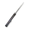 WEKNIFE Sine Wave Flipper Knife Flamed & Satin Titanium Handle (3.98" Polished Bead Blasted Bohler M390 Blade) WE23069B - 4