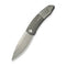 WEKNIFE Sine Wave Flipper Knife Gray Hand Rubbed & Satin Titanium Handle (3.98" Stonewashed Bohler M390 Blade) WE23069B - 2