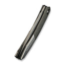 WEKNIFE Sine Wave Mystery Box Flipper Knife Gray Hand Rubbed & Satin Titanium Handle (3.98" Stonewashed M390 Blade) WE23069B-2 MB, With One Free Mystery WE Or CIVIVI Model - We Knife