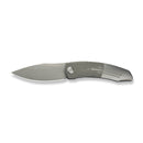 WEKNIFE Sine Wave Mystery Box Flipper Knife Gray Hand Rubbed & Satin Titanium Handle (3.98" Stonewashed M390 Blade) WE23069B-2 MB, With One Free Mystery WE Or CIVIVI Model - We Knife